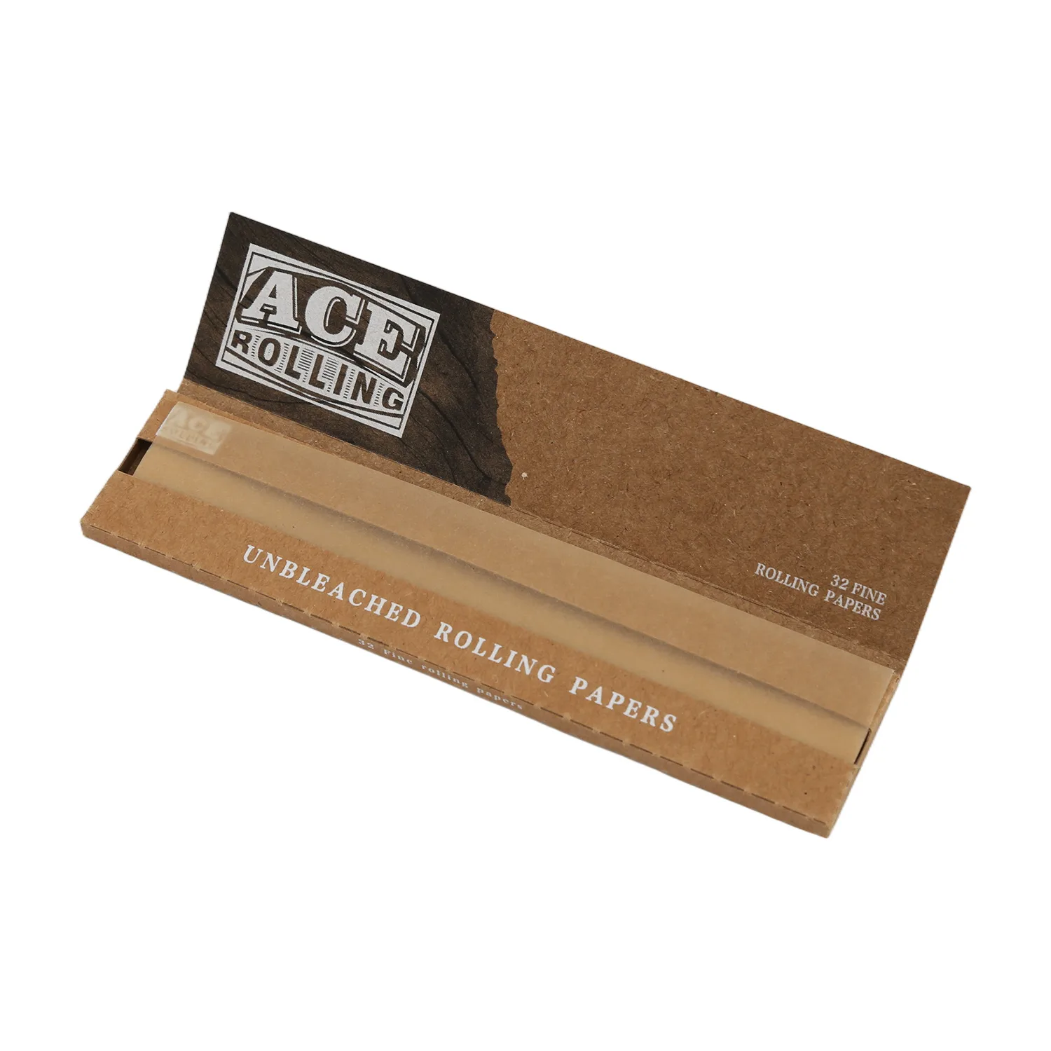 Open Ace Rolling unbleached fine rolling paper booklet