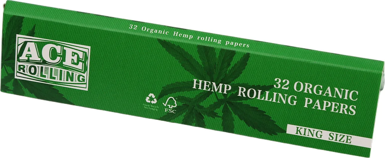Ace Rolling king size organic hemp rolling paper booklet