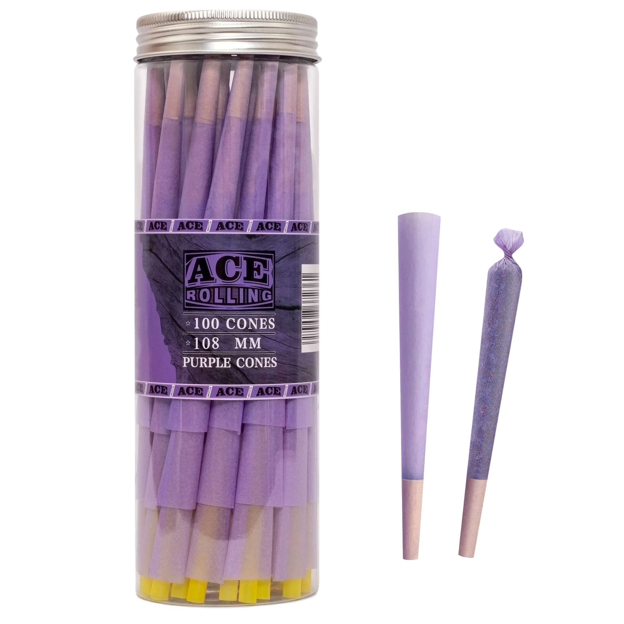 Purple 100pk Pre-Rolled Cone Jar