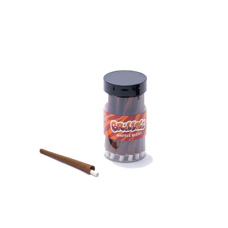 Jar of cones with a plain lid — not a push-and-turn tube