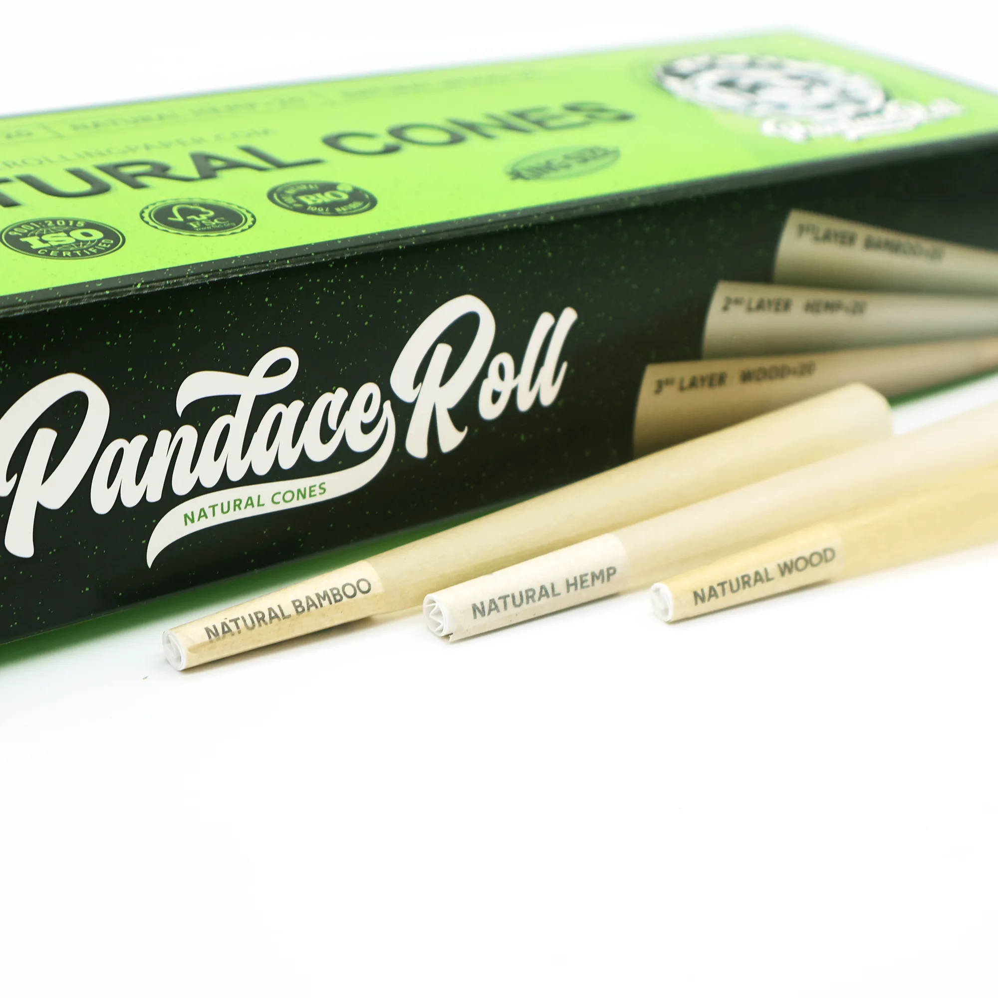 Empty cones—the object a loader holds, not a filled pre-roll