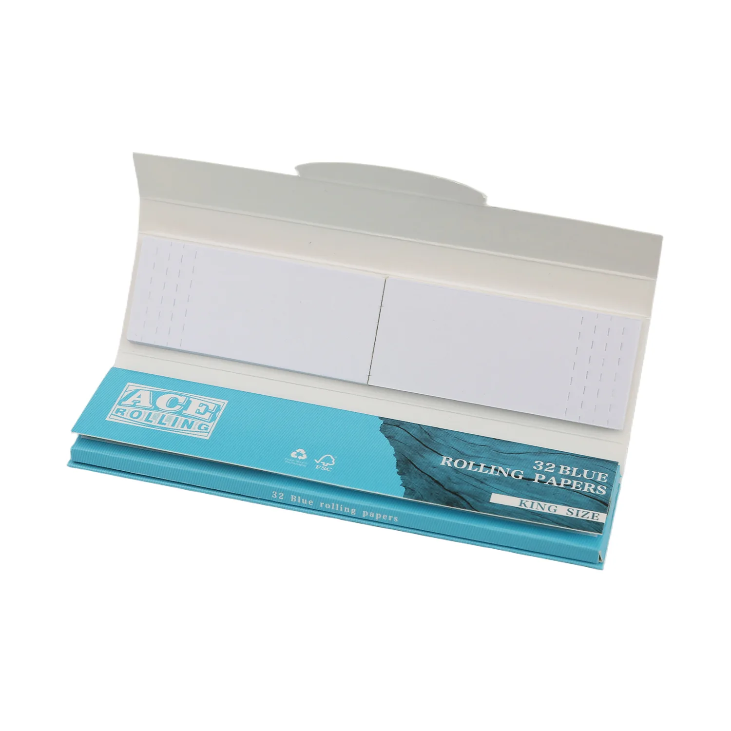 Ace booklets—open wrap, faster gum fade