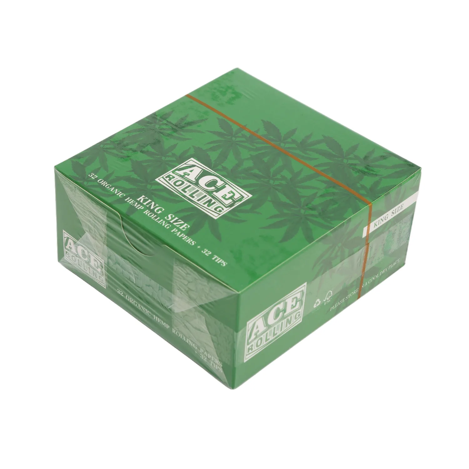 Ace booklets—this gum wants dry, not a wrap humidor