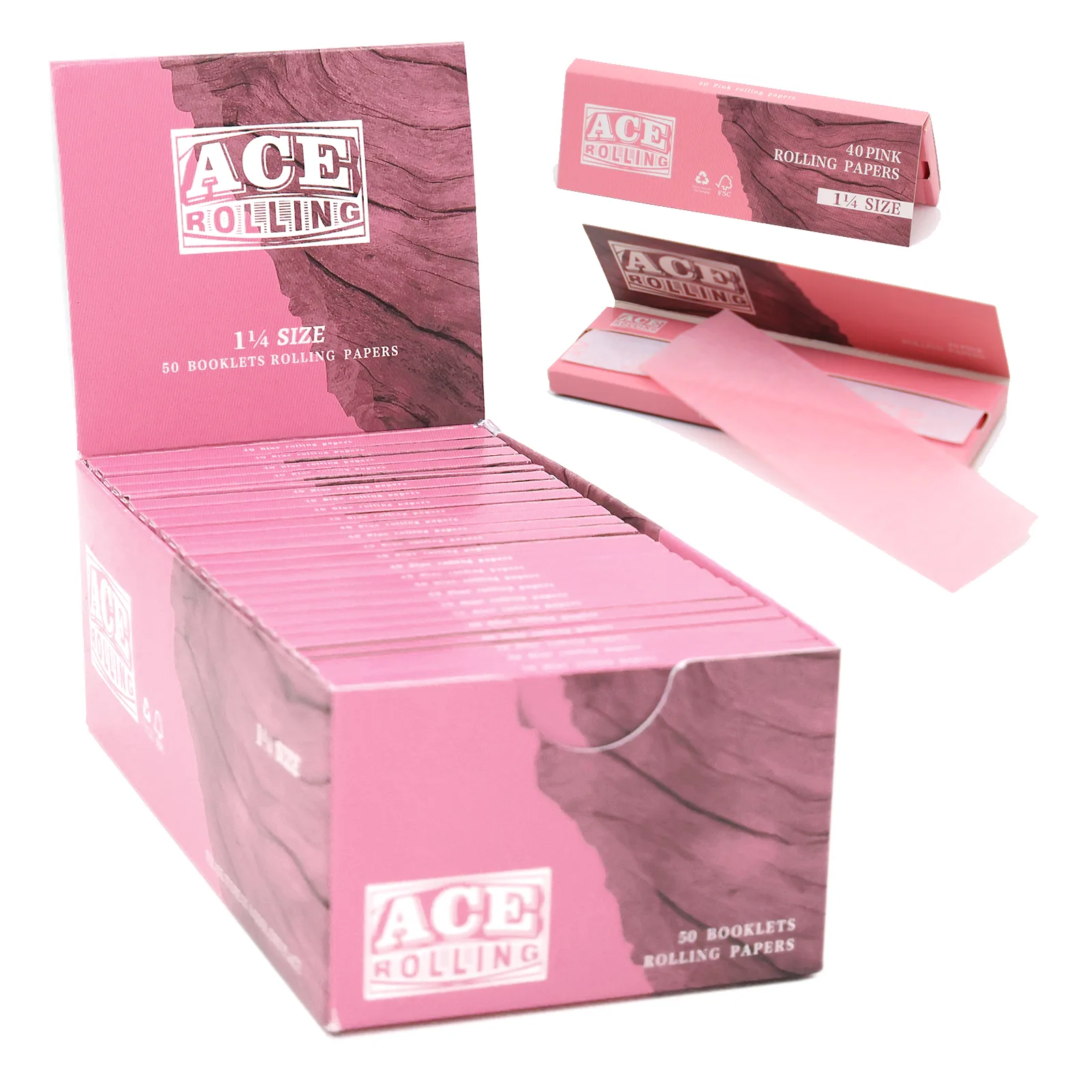 Printed booklet set—ink and gum both sit in the same carton