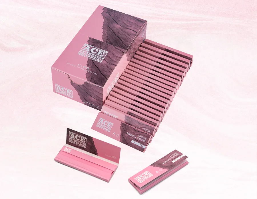 Custom booklet papers—the brand lives on the cover and the leaf