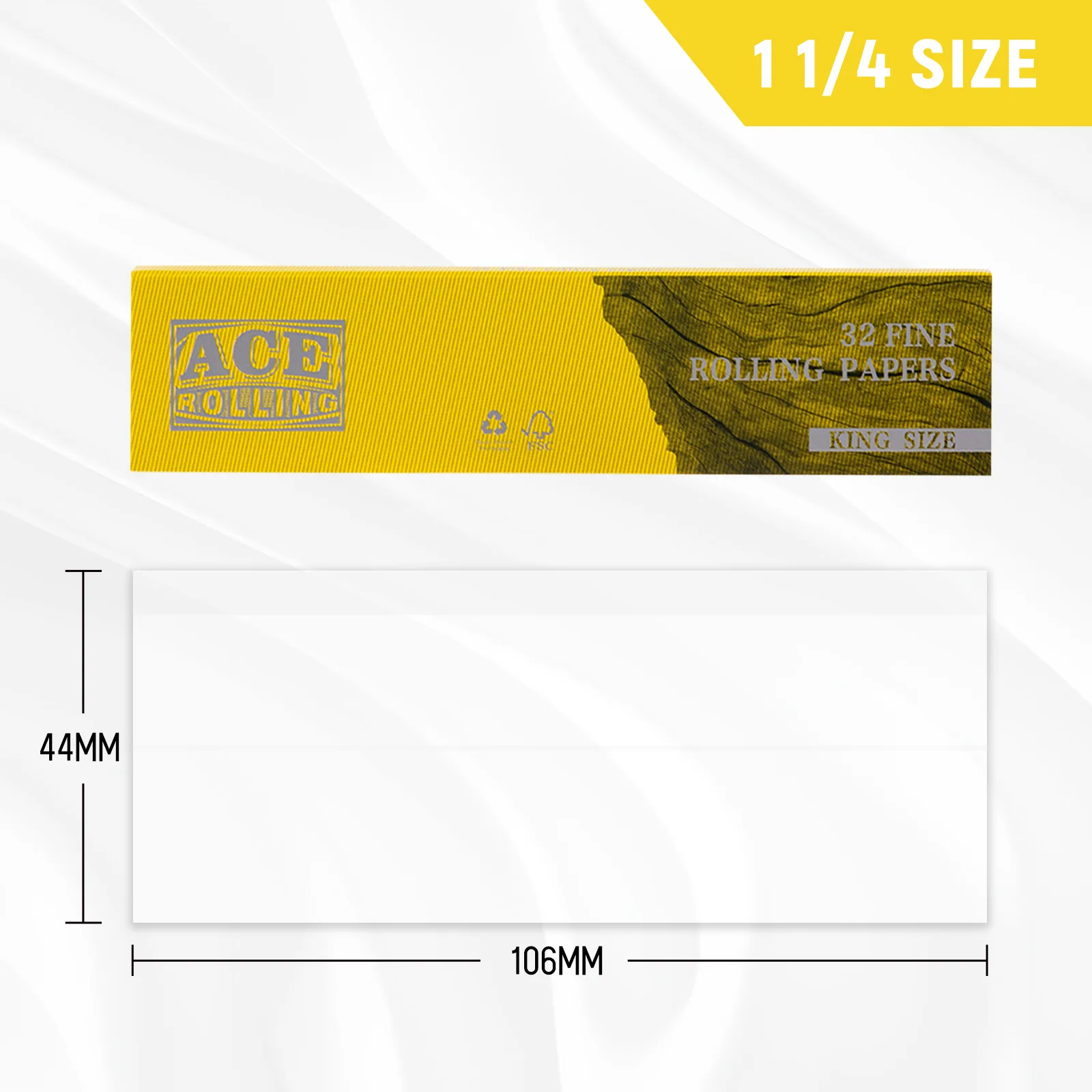 Open booklet—name gum, ink, and wrap separately