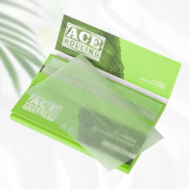 Open booklet—leaves do not hide an acetate tow