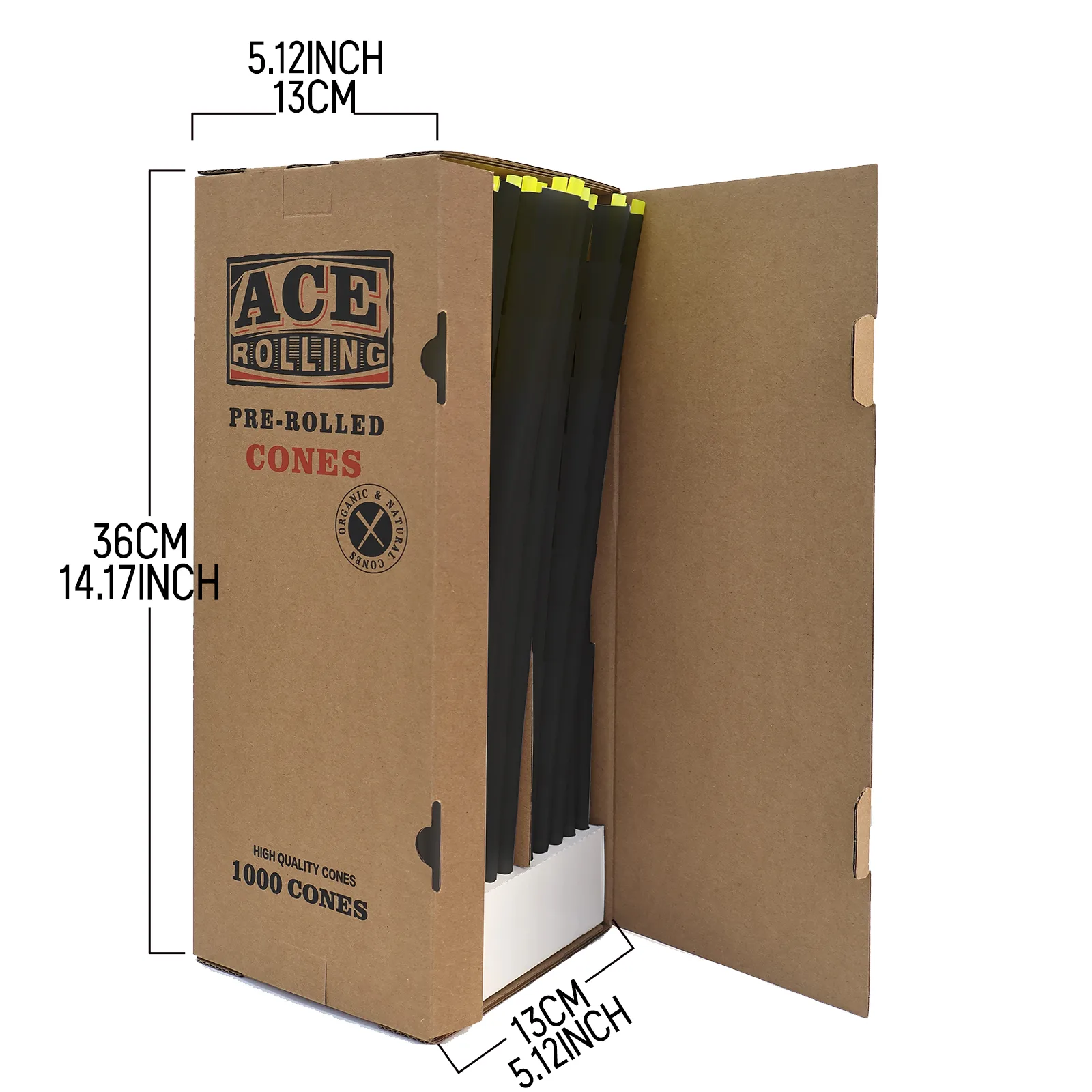 Bulk carton that needs FIFO so unused cones are not forgotten
