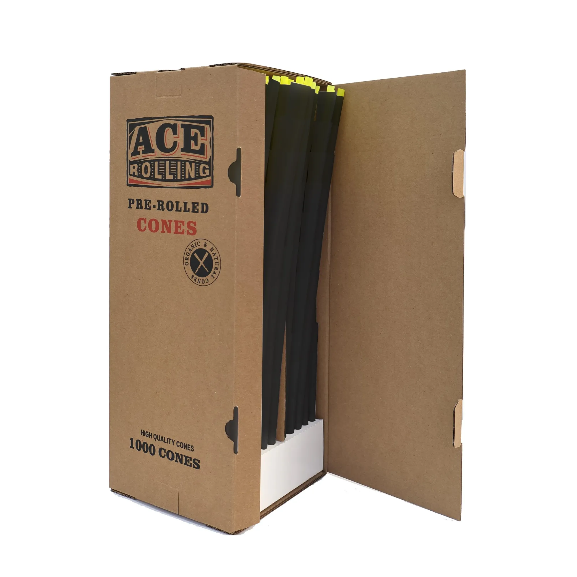 Bulk carton of empty cones for a fill program