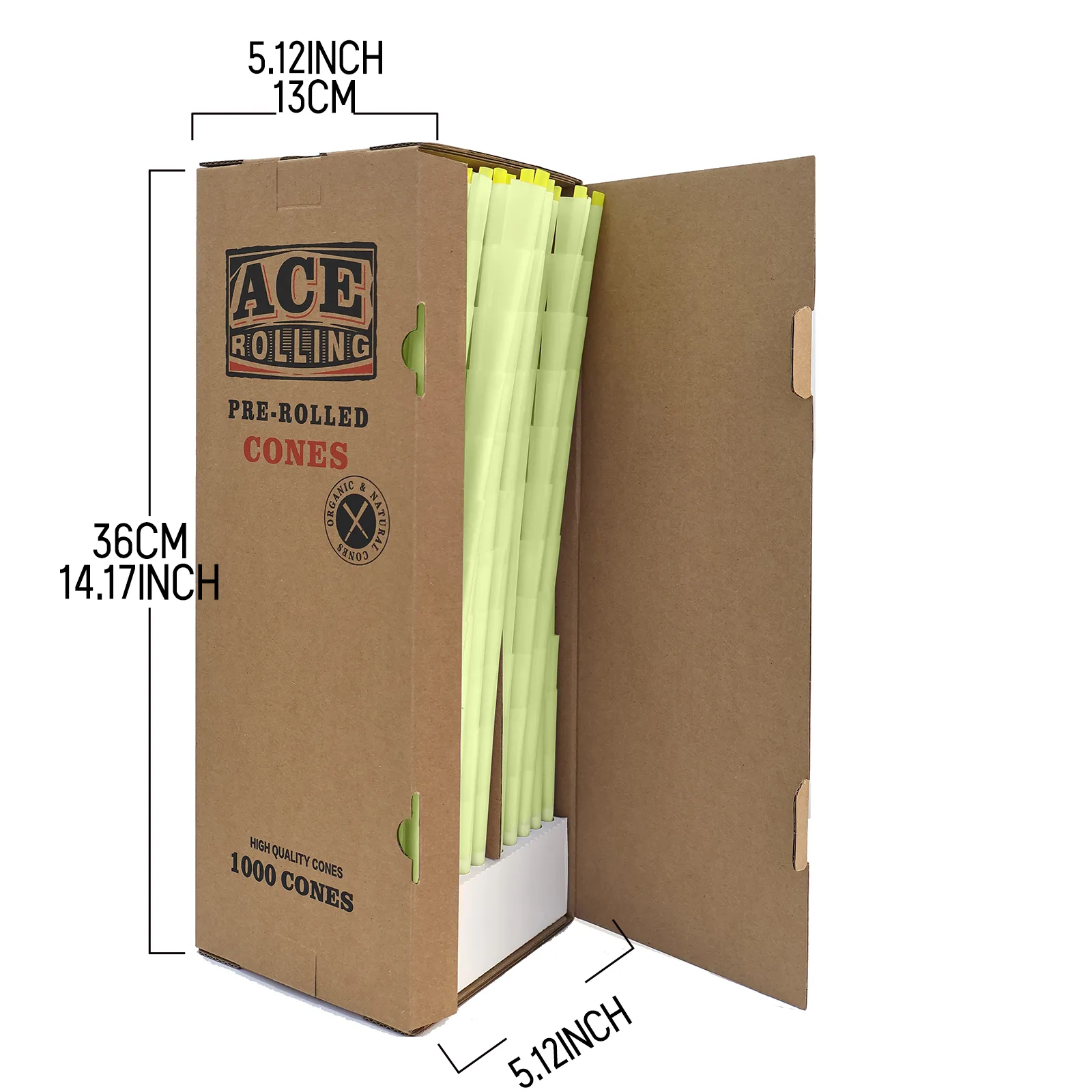 Booklet carton — a paper case is not a pre-roll tube