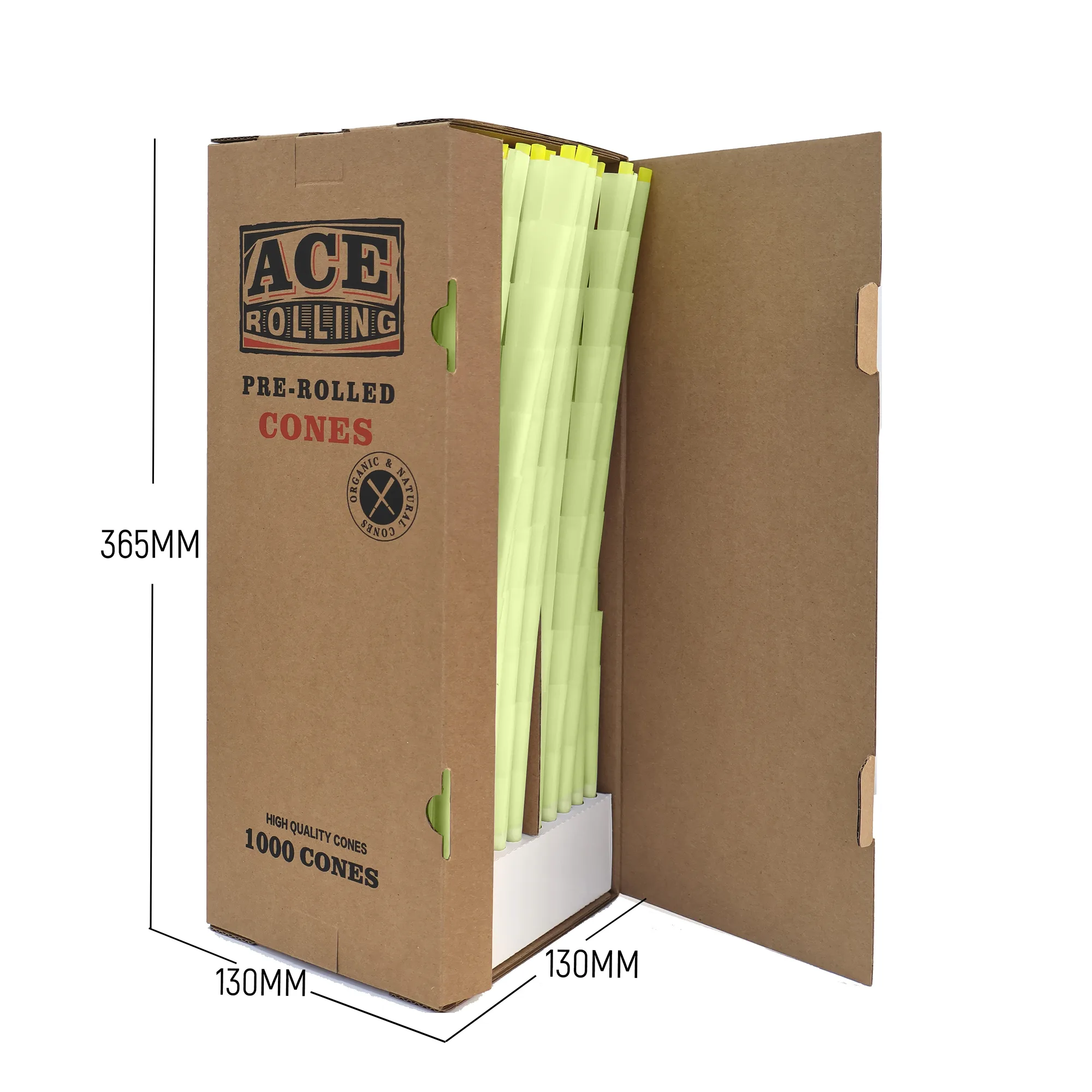 Fifth carton — send inner length with the cone length
