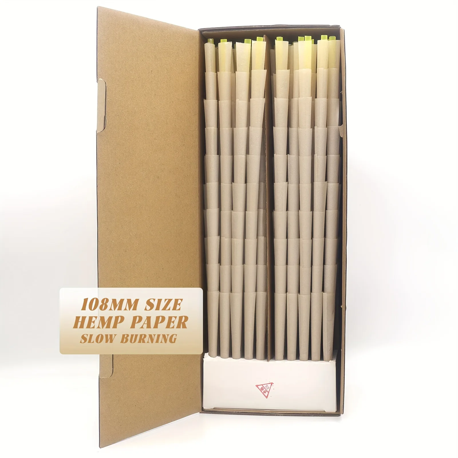 Booklet carton — the case does not show tip length