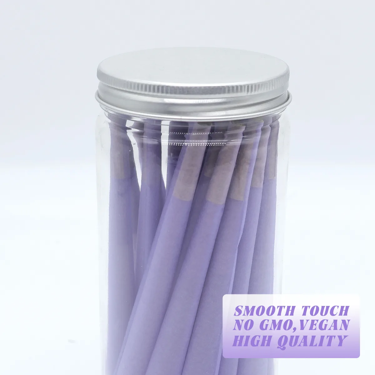 Retail jar of compact empty pre-rolled cones