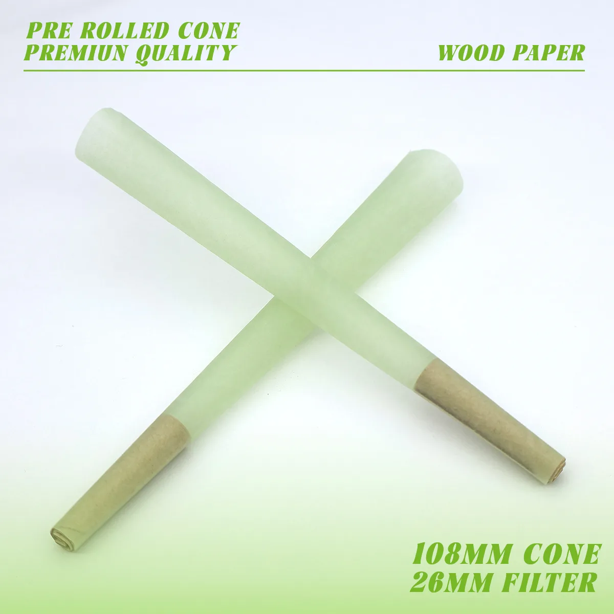 Jar empties—formed paper tip is the cone default