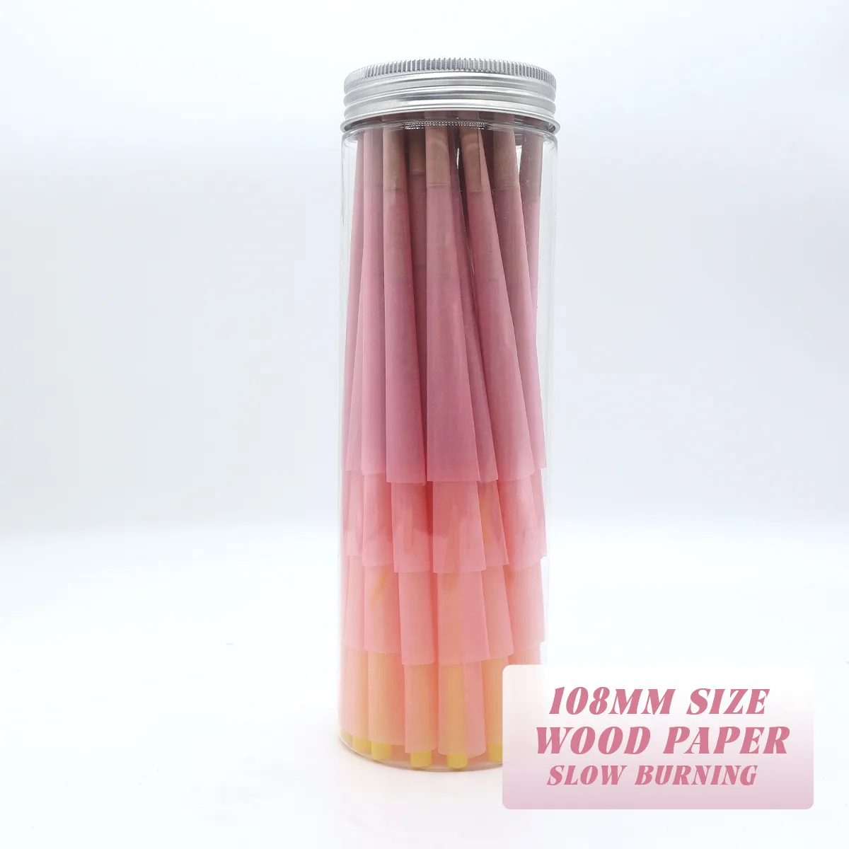 Jar empties—paper jar is not a wrap cone