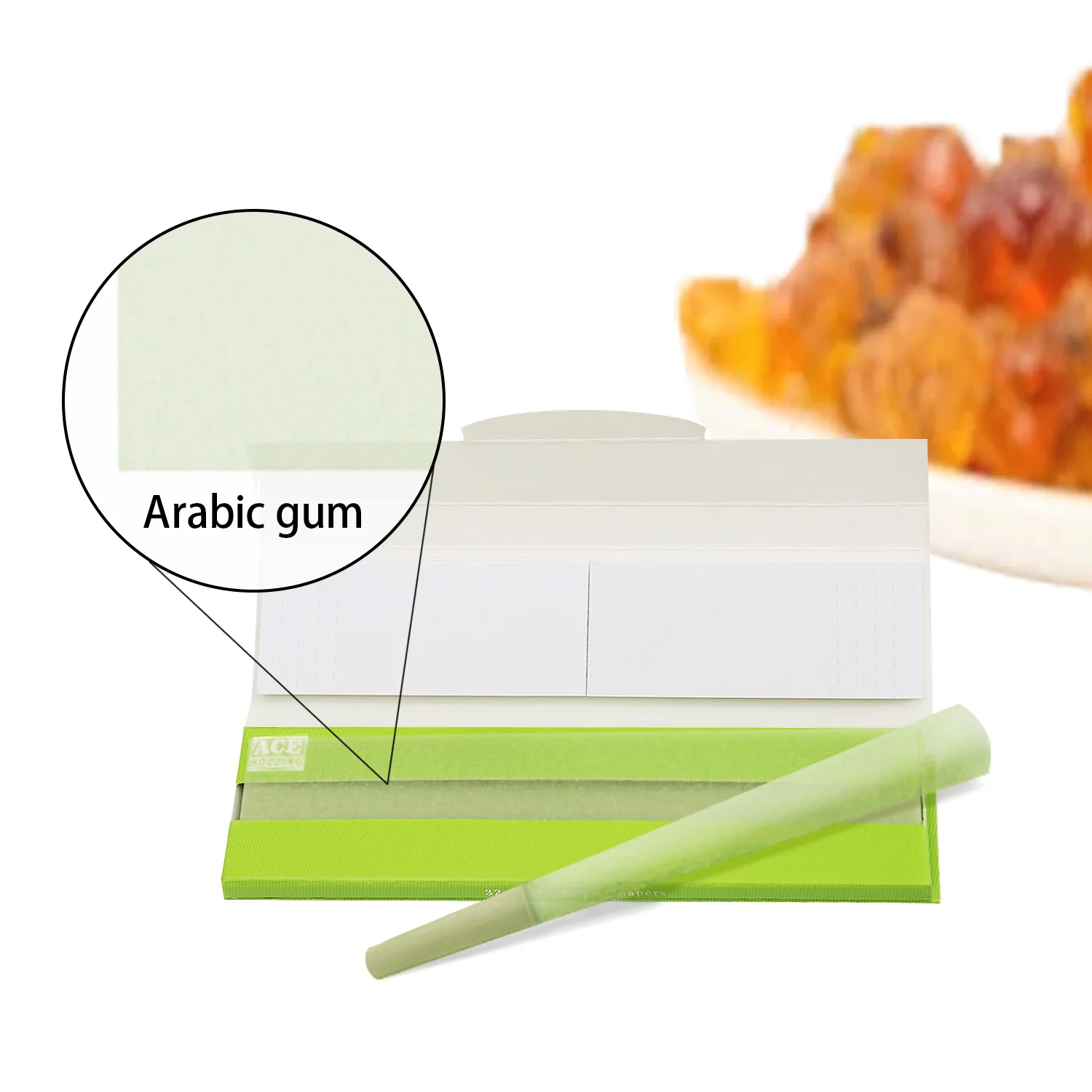 Leaf close-up—register and gum still have to run